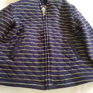 New blue and gold jacket/zip up sweater & hoodie